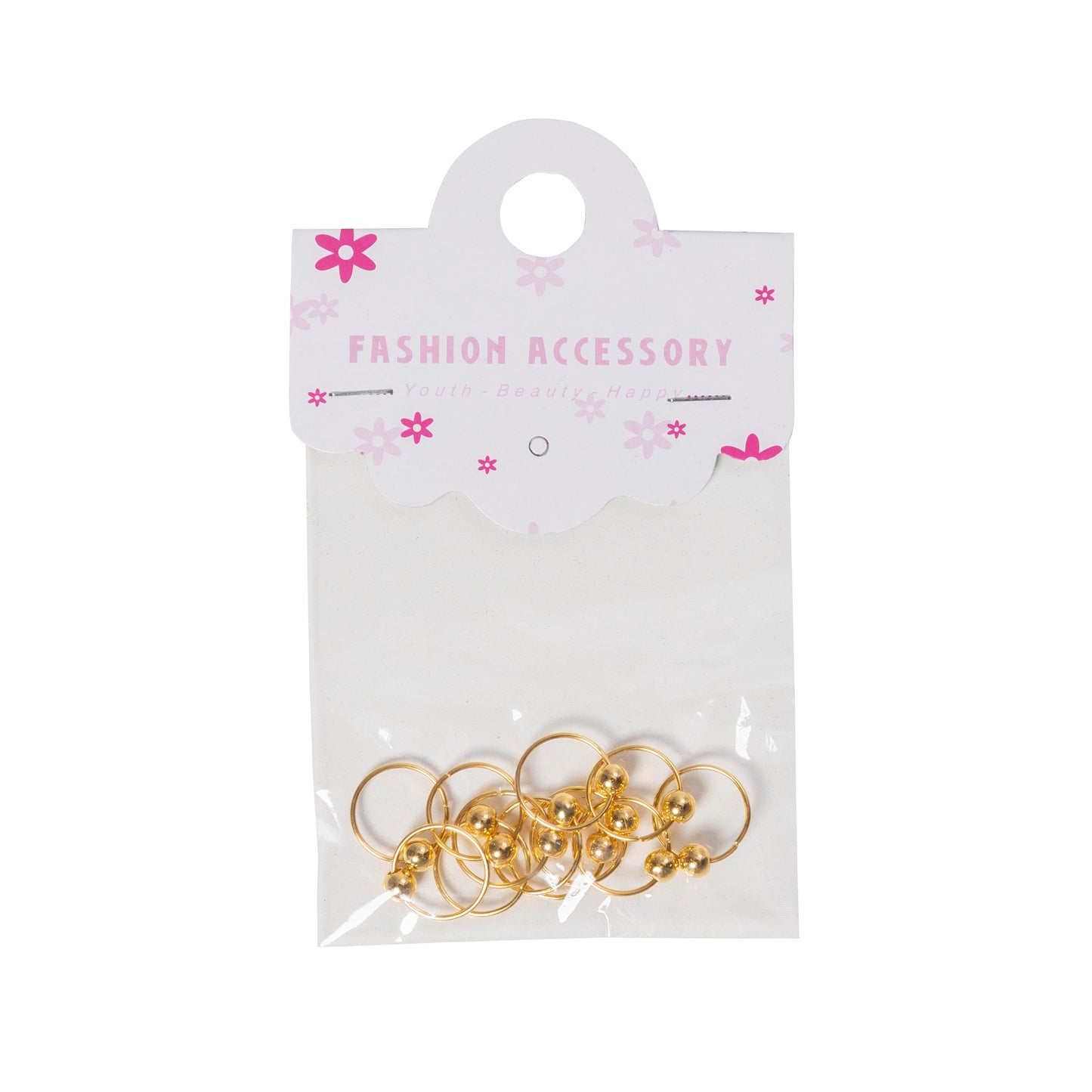 Gold Hair Rings