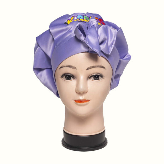 Kiddies Korner - Silk Bonnet - Purple