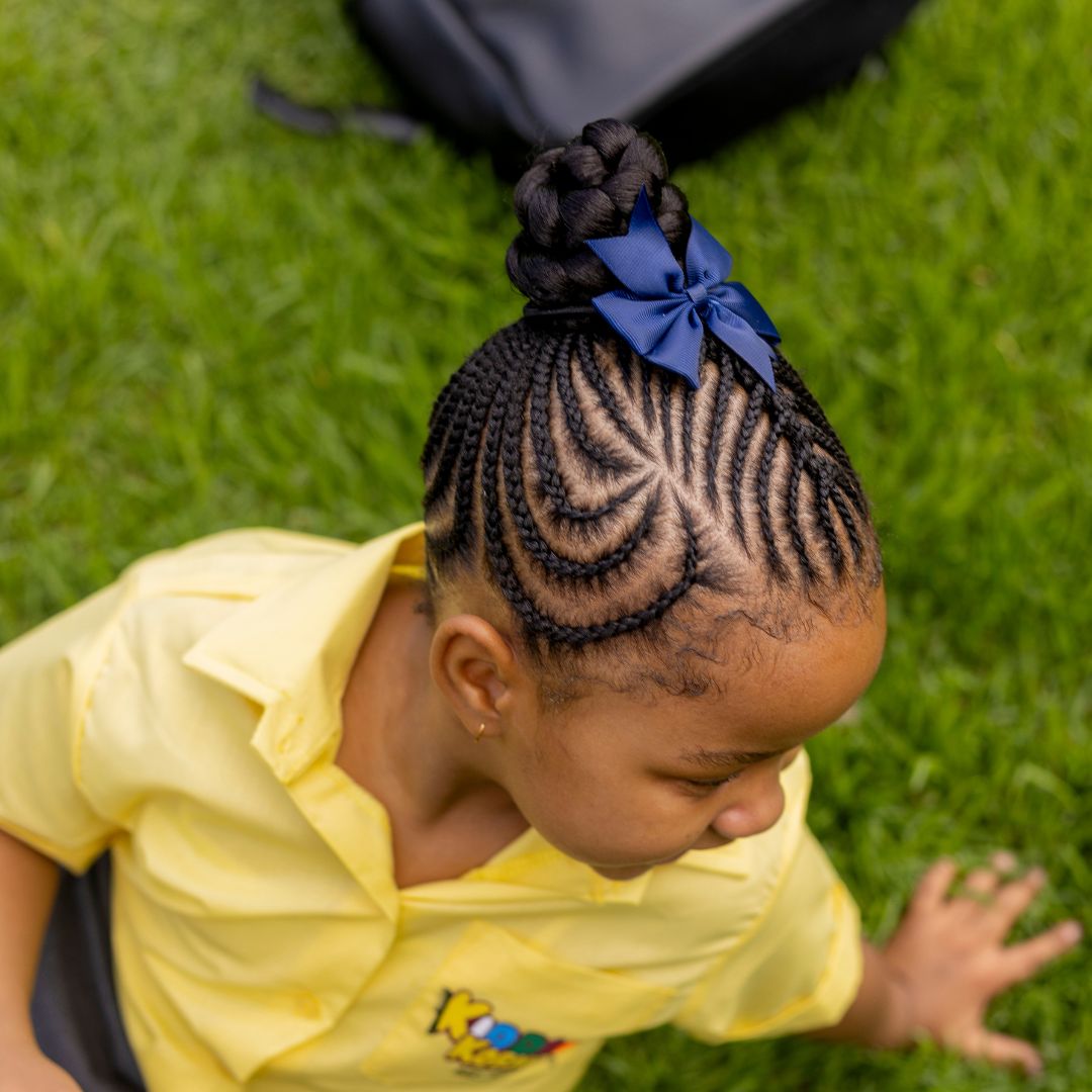 Rorisang Navy Blue Bow