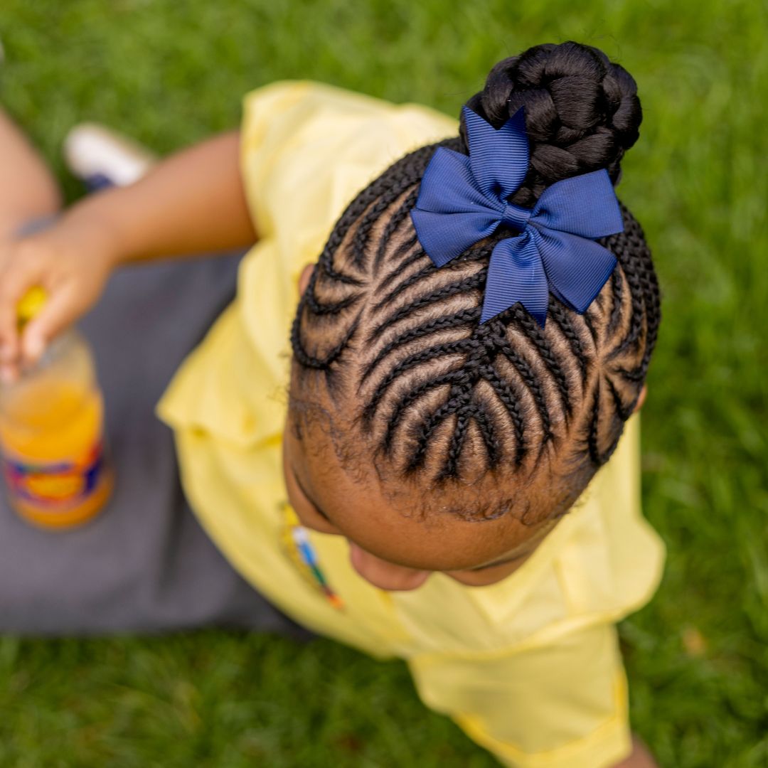 Rorisang Navy Blue Bow