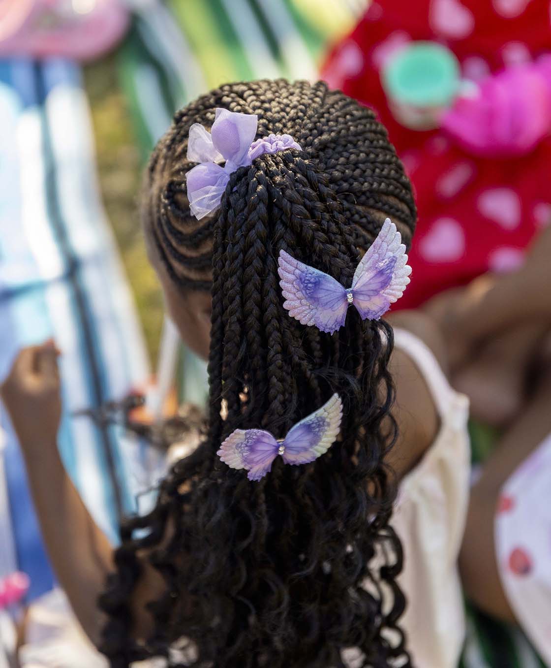 Angel Wing Clips - Purple