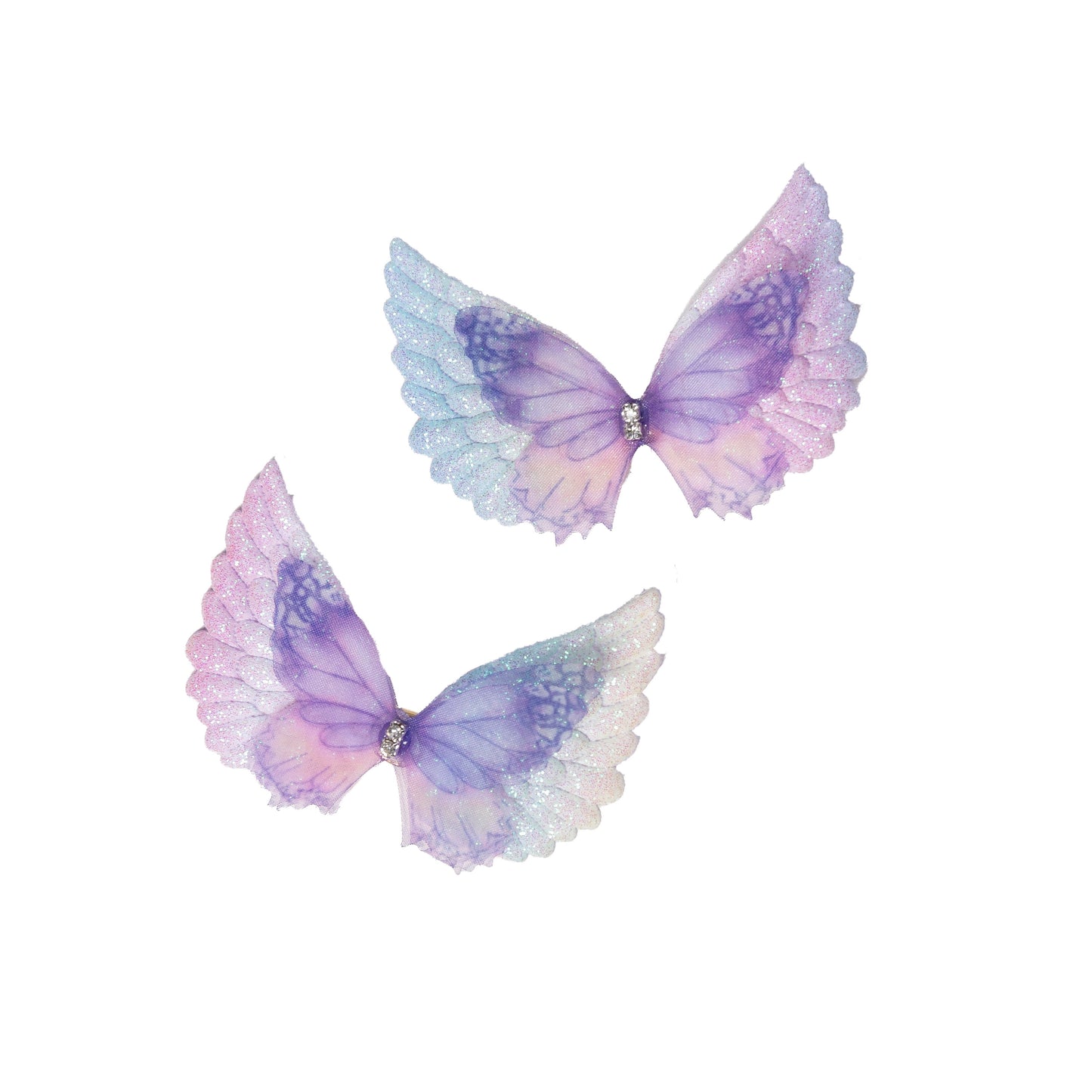Angel Wing Clips - Purple