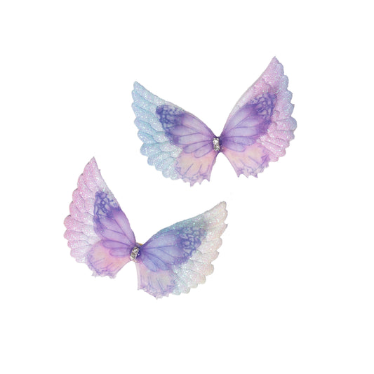 Angel Wing Clips - Purple