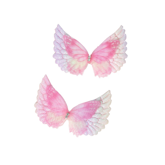 Angel Wings Clip - Pink