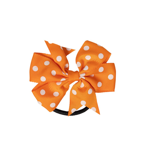 Bokang Orange Polka Dot Bow