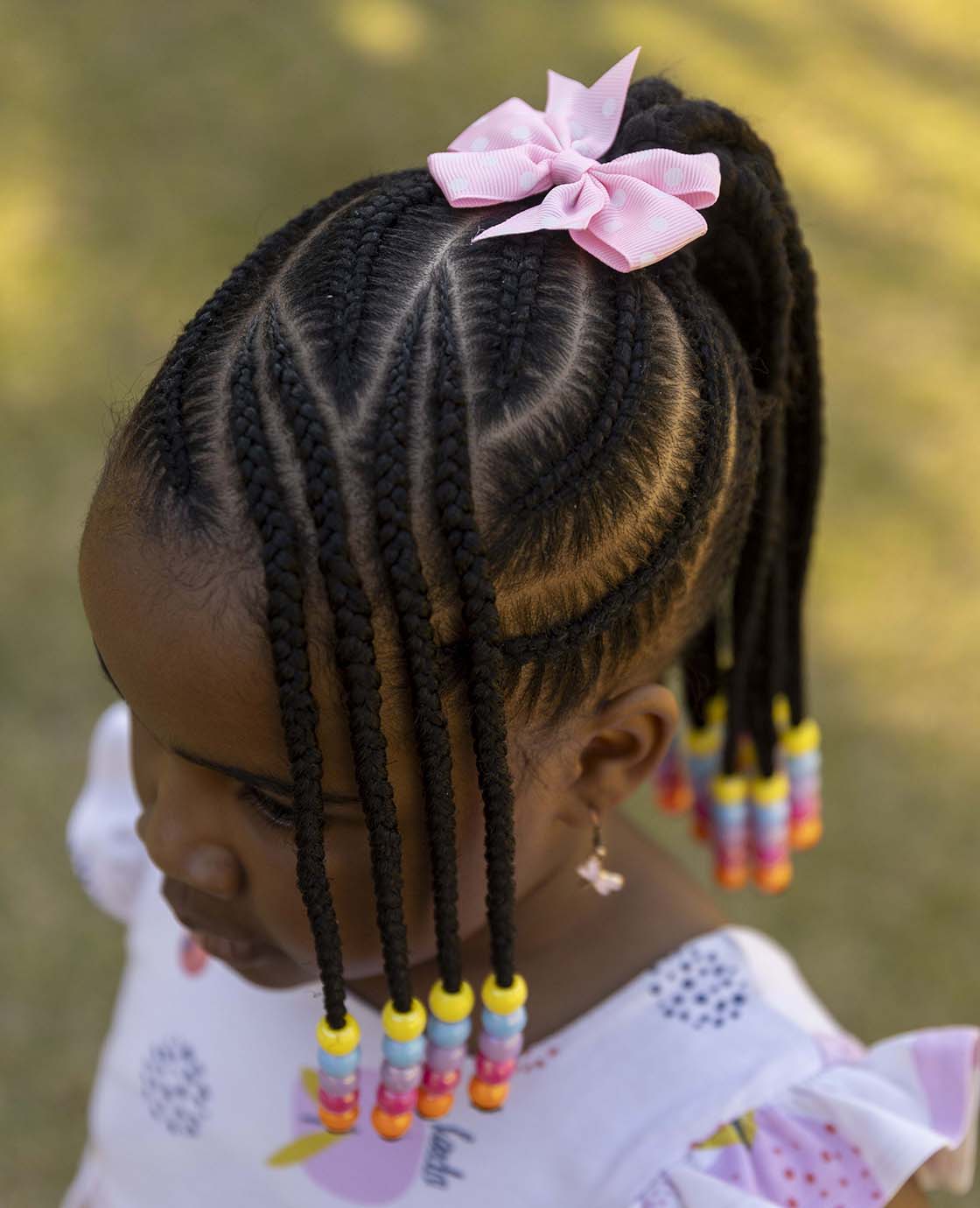 Phatu Pink Polka Dots Bow