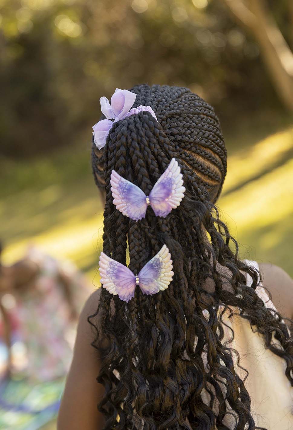 Angel Wing Clips - Purple