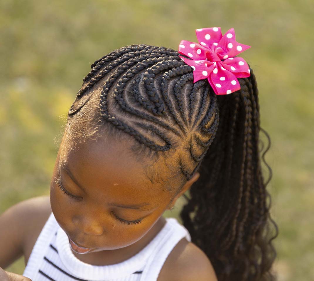 Hanyani Dark Pink Polka Dot Bow