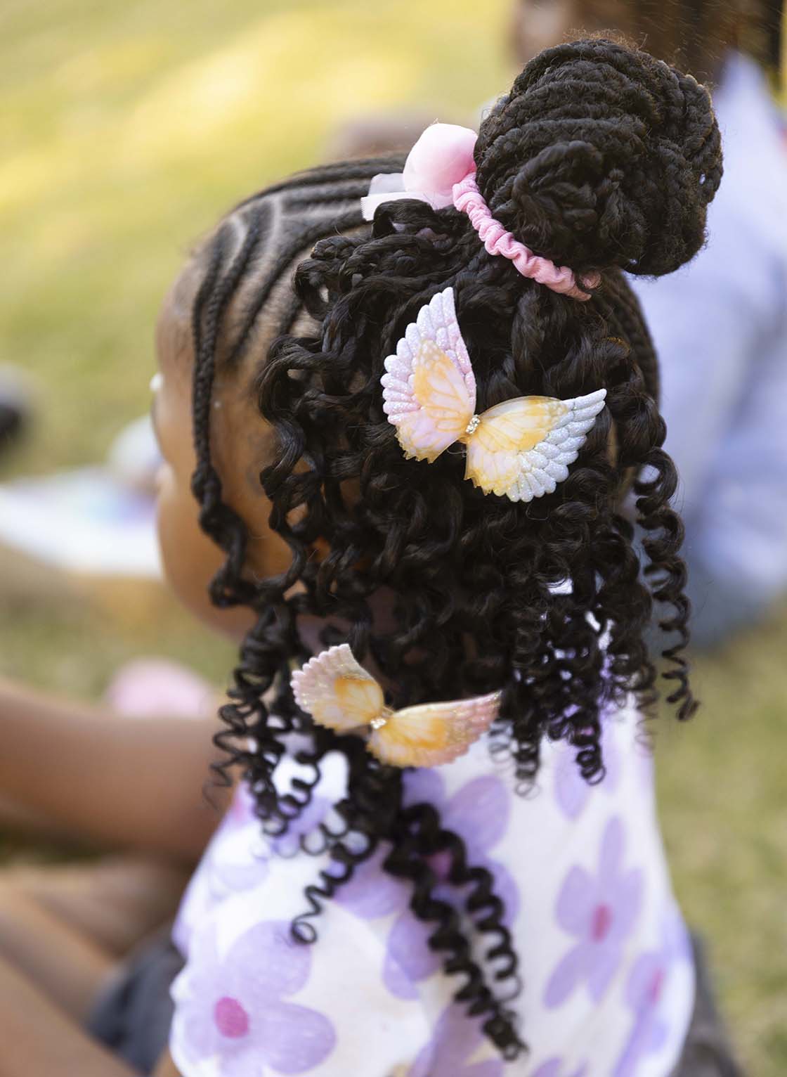 Angel Wings Clip - Yellow