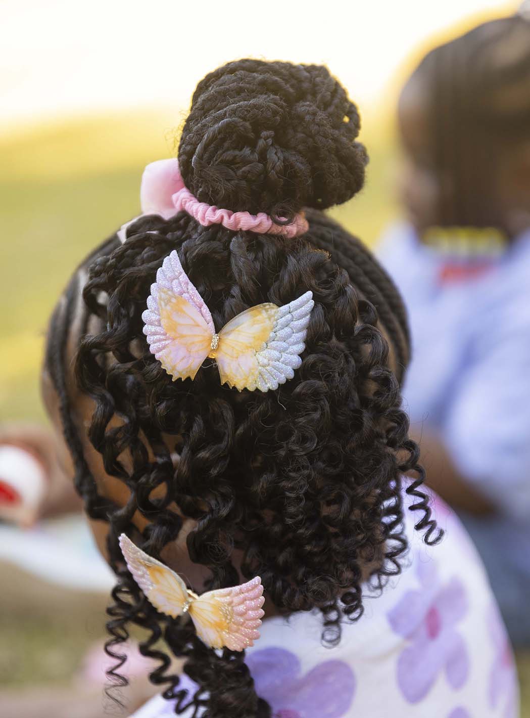 Angel Wings Clip - Yellow