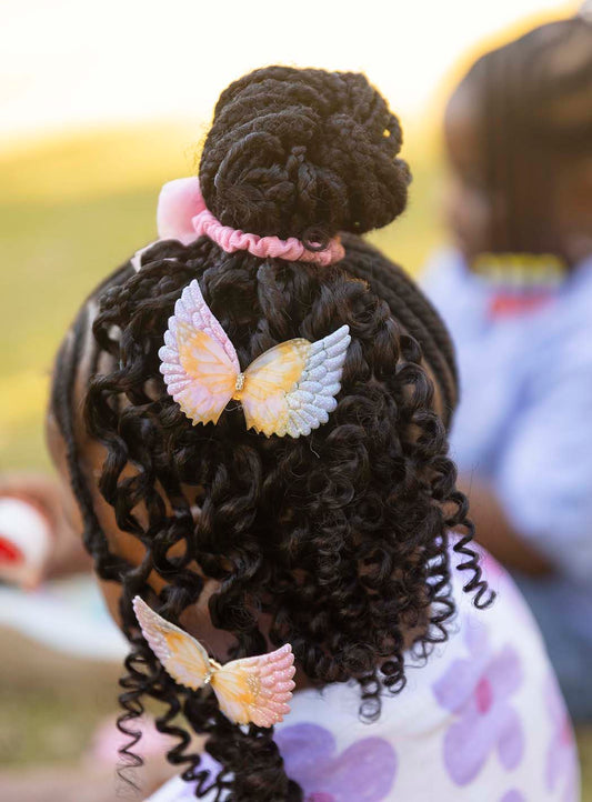 Angel Wings Clip - Orange