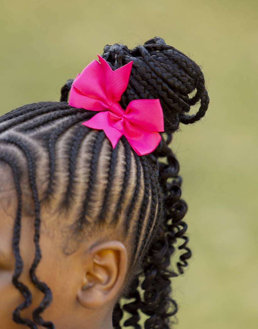 Qhayiya Hot Pink  Bow