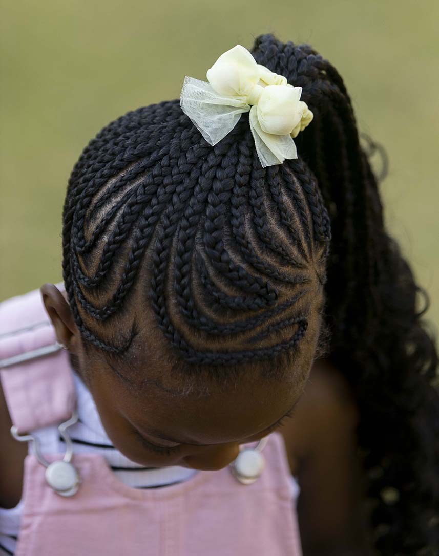 Ntinga Yellow Pom Pom Bow