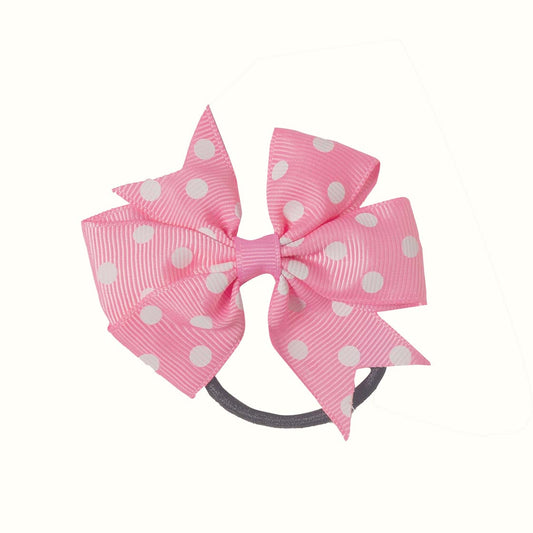 Phatu Pink Polka Dots Bow