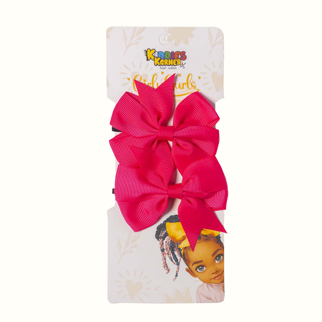 Qhayiya Hot Pink  Bow