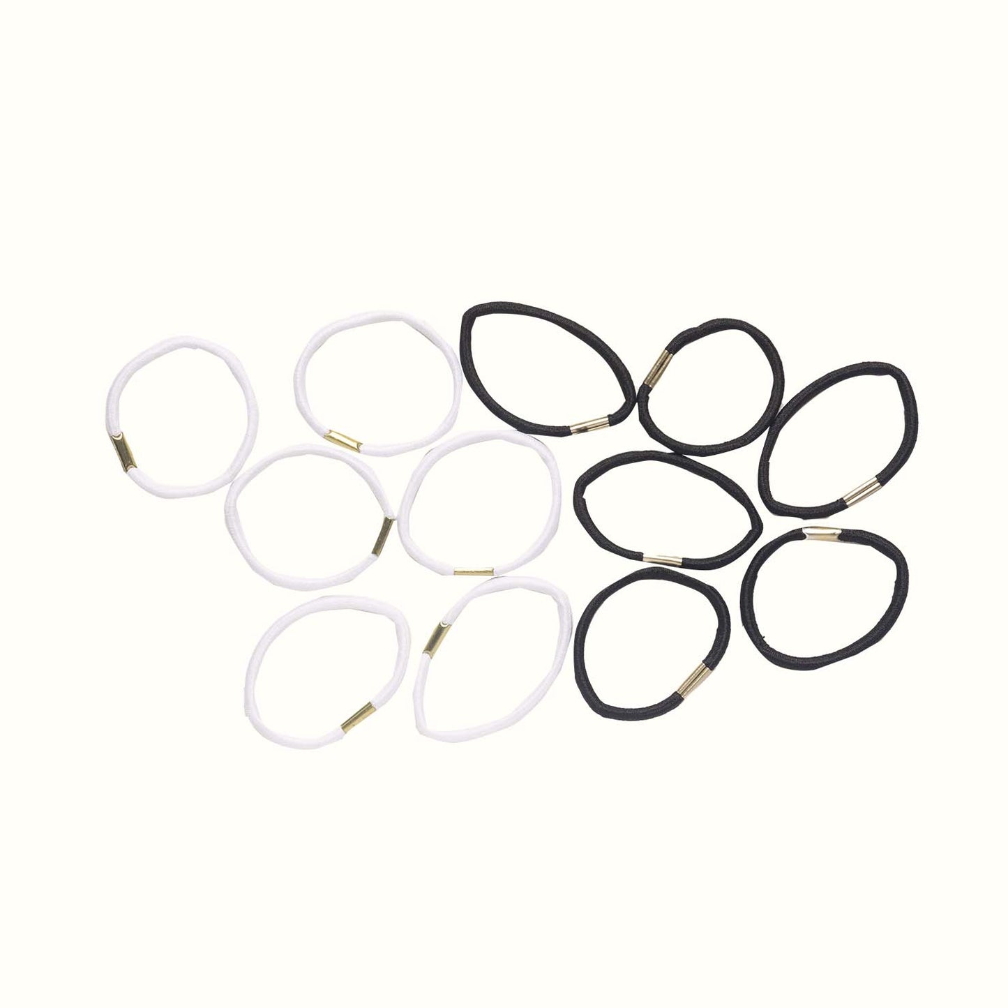 Black and White Multi Hair Tie