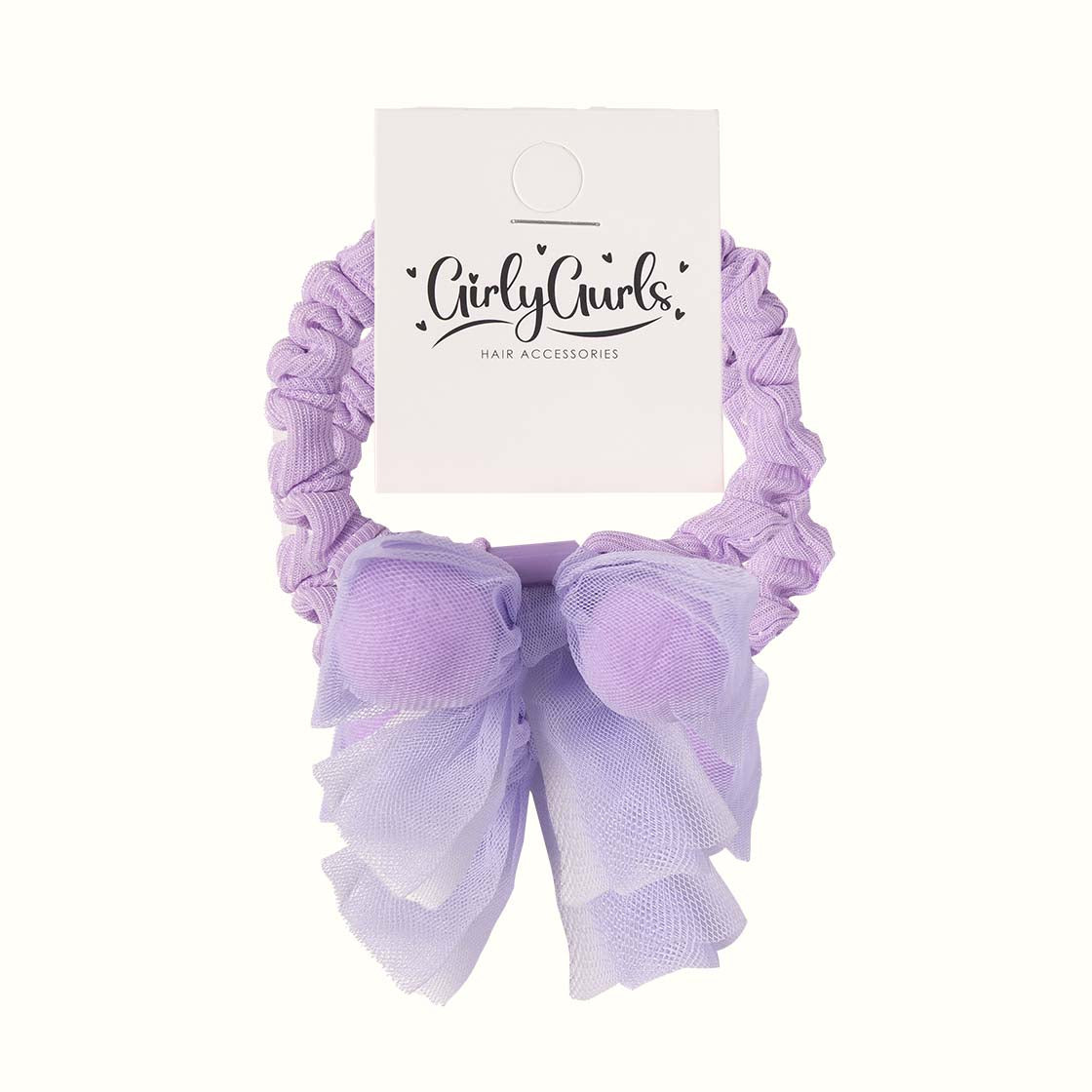 Zano Purple Pom Pom Bow