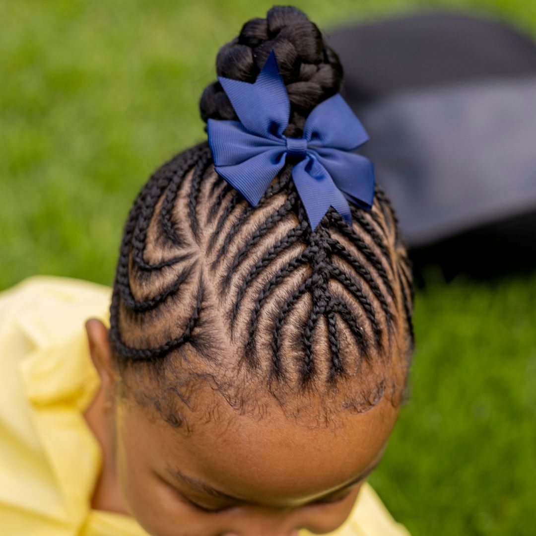 Rorisang Navy Blue Bow